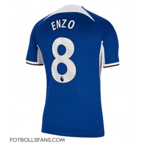 Chelsea Enzo Fernandez #8 Replika Hemmatröja 2023-24 Kortärmad